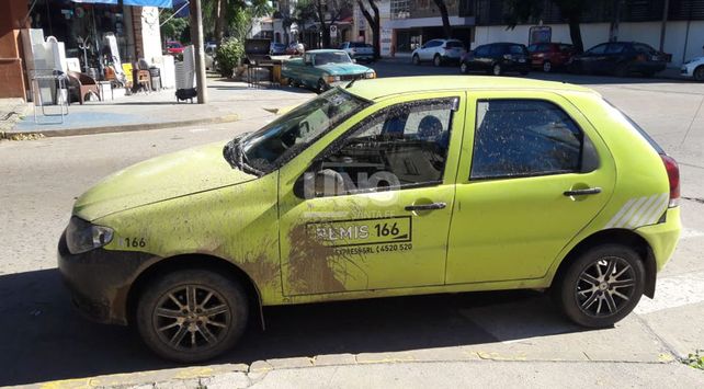 El vehículo que robo el delincuente.