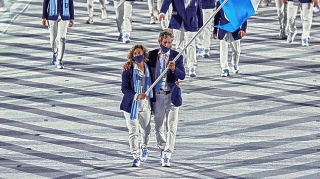 Cecilia Carranza le hizo un homenaje especial a Brian Toledo en la ceremonia inaugural.&nbsp;