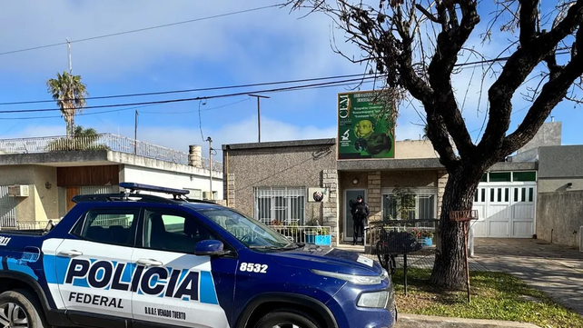 El domicilio allanado donde encontraron las ampollas