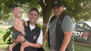 Los integrantes de la Policía de investigaciones que le salvaron la vida al bebé en Reconquista