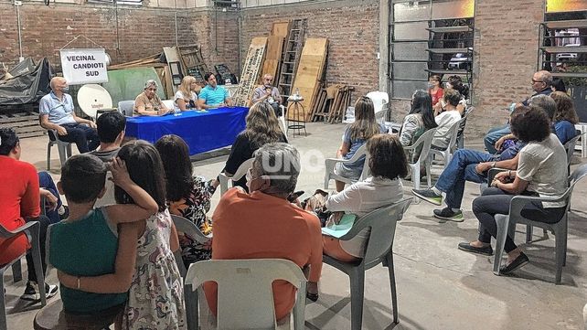 Vecinos de barrio Candioti Sur