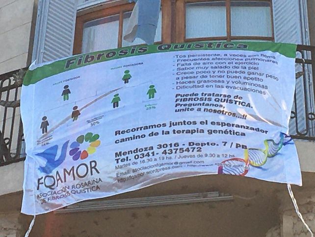 Una bandera en el Concejo Municipal para concientizar sobre la fibrosis quística&nbsp;