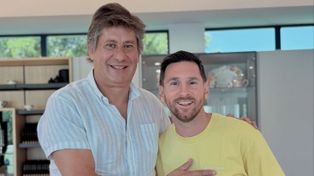 Messi mandó un saludo por las fiestas de fin de año junto a un funcionario santafesino
