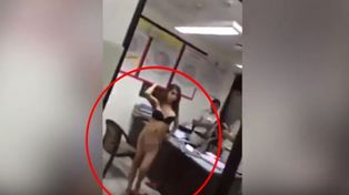 Una mujer tuvo un día de furia y terminó desnuda en una comisaría