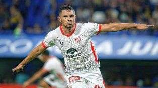 Adrián Martínez anotó el segundo gol de la victoria de Instituto ante Boca.&nbsp;