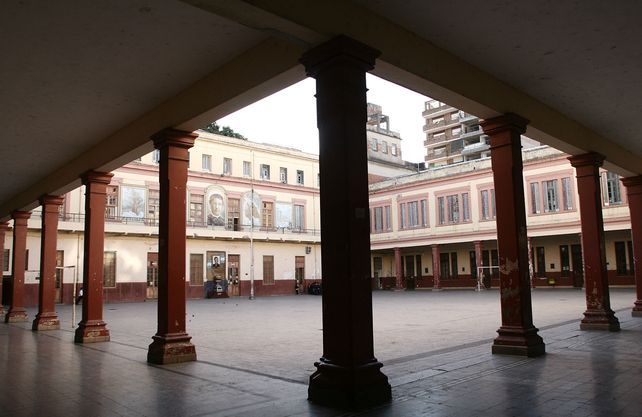 El patio del colegio San José.