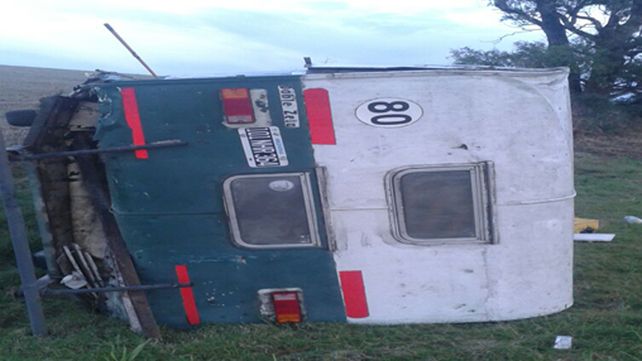 Destrozada. La casa rodante no pudo ser usada nuevamente.&nbsp;