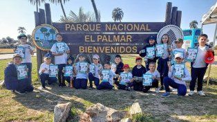 Inauguración. El acto de apertura del Trimestre de Turismo Educativo contó con la presencia de estudiantes de 3º grado, de la Escuela Nº 111 “José Manuel Estrada” de la ciudad de Villa Elisa.