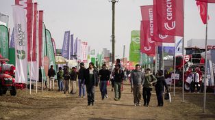 Escenas de Agroactiva. La recuperación de la cosecha tras la sequía mejoró el ánimo de los productores. Sin embargo, es lenta la reactivación de la inversión en activos fijos.