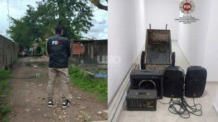 San Justo: detuvieron al presunto coautor del robo de herramientas y equipos de sonido valuados en $4 millones