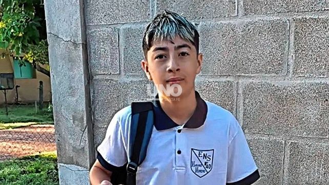 Ian Cabrera, de 13 años, la víctima del ataque en la escuela Normal Mariano Moreno de San Cristóbal