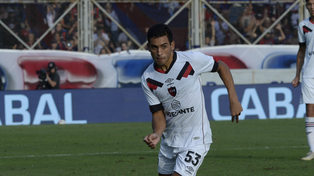Marcos Portillo debutó en primera en la última fecha ante San Lorenzo.