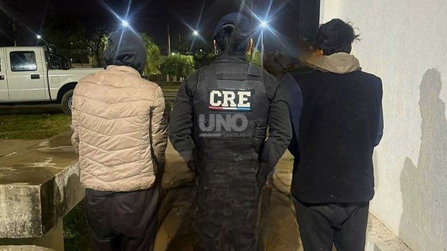 Los detenidos por el robo en barrio Yapeyú&nbsp;
