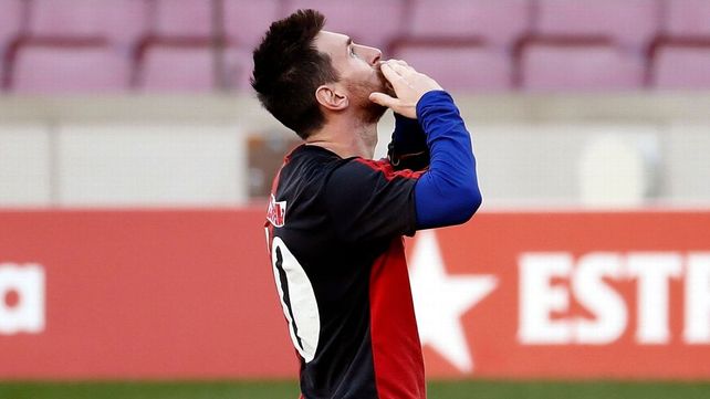 Lionel Messi y la camiseta de Newells