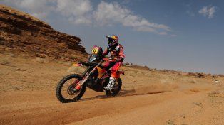 Kevin Benavides ocupó el octavo lugar en el Dakar la primera etapa