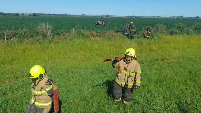 Falleció un automovilista tras volcar en la ruta 12