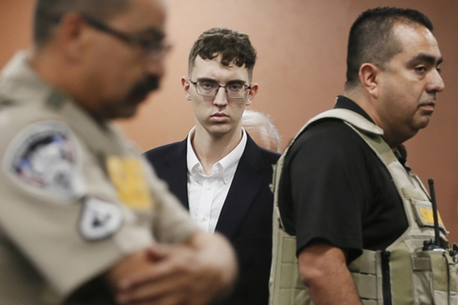 Patrick Crusius durante una de las audiencias del juicio federal. Fue declarado culpable y recibió 90 cadenas perpetuas.&nbsp;