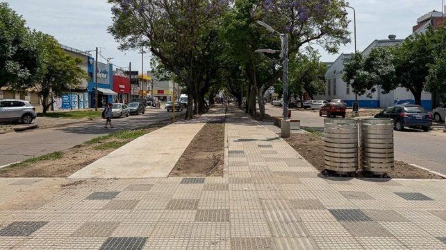 Obras en las avenidas de la ciudad de Santa Fe