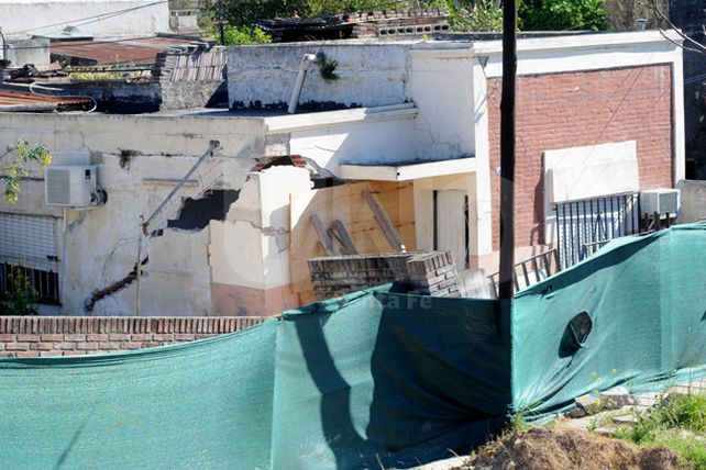 Assa reparará la estación cloacal que hundió dos casas