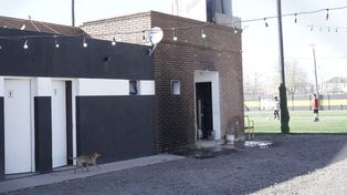 Bombas molotov contra el vestuario de las canchas de fútbol 5 en Seguí y Garzón.