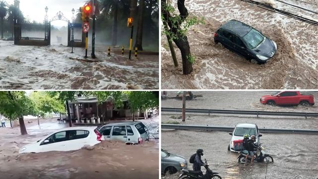 Las precipitaciones en Mendoza alcanzaron los 60 milímetros. Se registraron más de 360 incidencias debido al desborde de cauces y canales