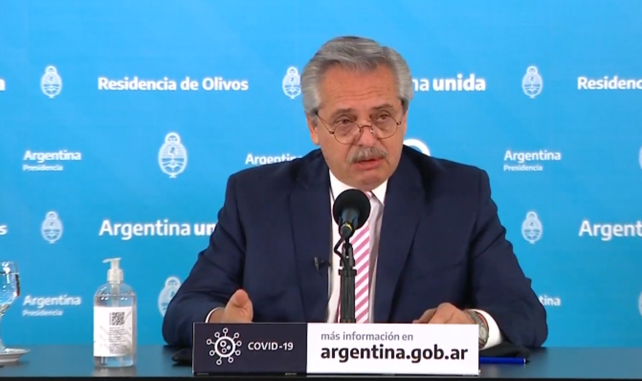 El presidente Fernández anunció el desarrollo en Argentina de una vacuna contra el coronavirus