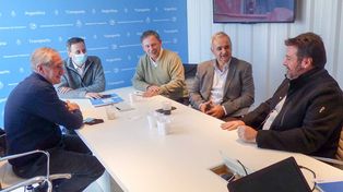 Autoridades portuarias entrerrianas junto a los directivos de AGP y Trenes Argentinos.