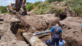 Personal municipal terminó los trabajos en el centro de distribución Parque del Lago y se reestablece el servicio de agua potable en zonas afectadas de Paraná