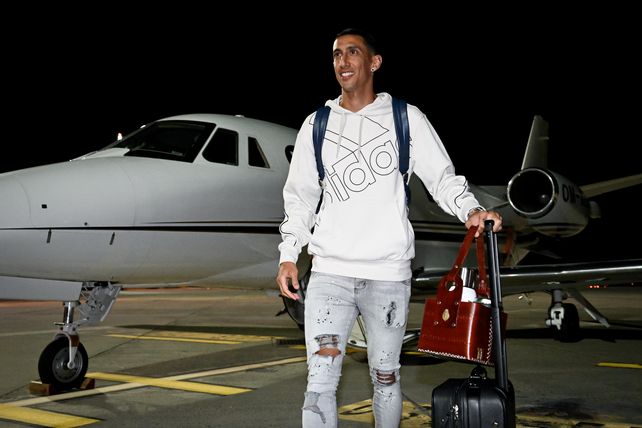 Di María llegó a Italia para sumarse a Juventus