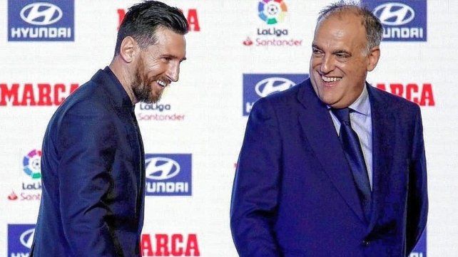 El presidente de la Liga de España ve complicado el regreso de Messi a Barcelona