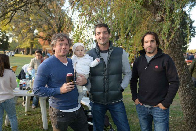 Santiago Beltrami,  Alejandro Palma y Federico Pinto