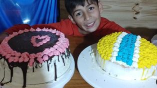Joaquín, el chico que cocina tortas, reunió el dinero para operarse en Estados Unidos