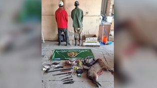 Los muchachos detenidos por la Guardia Rural Los Pumas habían prendido fuego a un pajonal