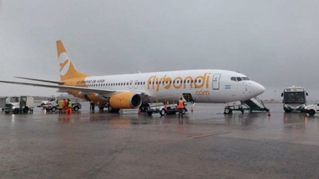 flota. Fly Bondi vuela a numerosos destinos desde el aeropuerto El Palomar.