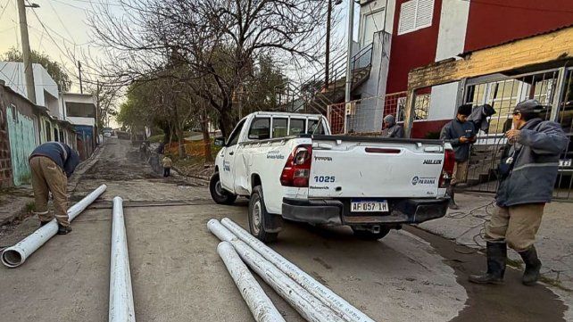 La Municipalidad de Paraná avanza con obras de saneamiento e infraestructura en barrio Maccarone.