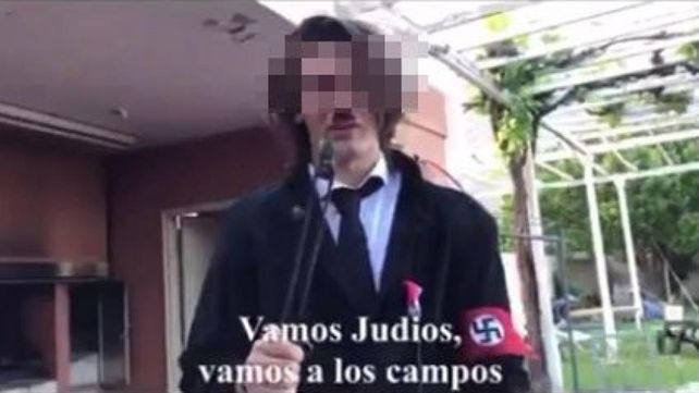 Escándalo en San Juan por un video de alumnos que parodian al nazismo