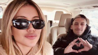 Tu capibara: Wanda Nara se mostró con L-Gante en medio de la renovación de su casa