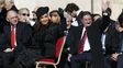 Cristina siguió la ceremonia de asunción del Papa sentada en primera fila