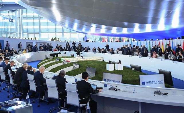Alberto Fernández en el G20: una jornada signada por los encuentros con Angela Merkel y Kristalina Georgieva