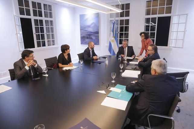 El presidente Alberto Fernández se reunió este viernes con el equipo económico para definir las medidas para contener la inflación.&nbsp;