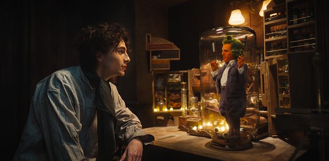 Chalamet y Hugh Grant.