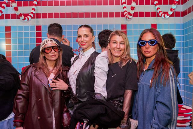 Gina Ricci, Mariana Tabares, Agustina Ferrer y Laura Marinelli
