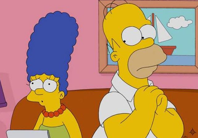 Crisis entre Homero y Marge Simpson por una tercera en discordia