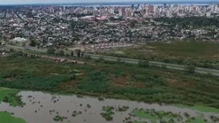 Imágenes impactantes de la crecida del Salado en Santa Fe