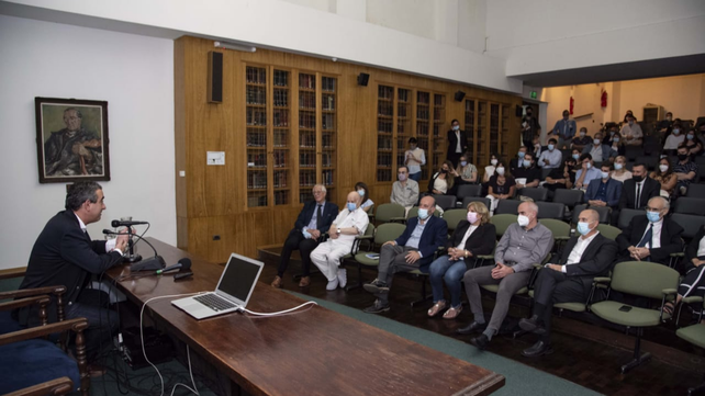 El intendente Pablo Javkin brindó palabras de agradecimiento en el inicio de la jornada.