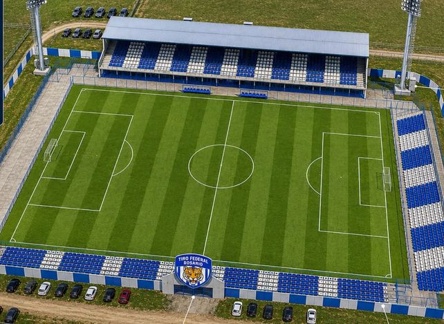 La maqueta del estadio de Tiro Federal que estará ubicado en la zona noroeste.