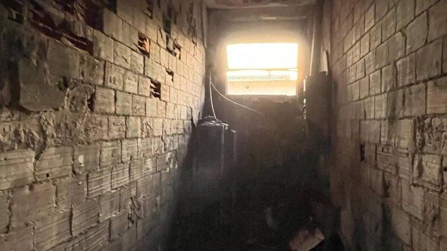Imágenes del interior del San Roque tras el incendio