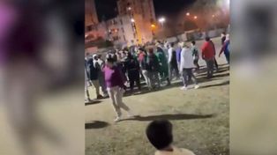 Zona sur: una batalla campal en el marco de un clásico barrial terminó con un herido