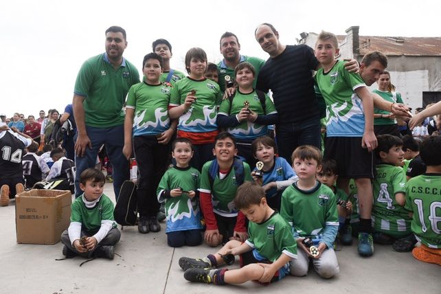 Las Escuelas de Fútbol de la ciudad se juntaron para festejar el Día del Niño