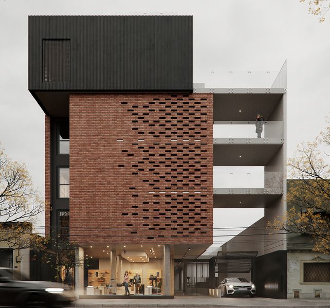 Edificio Brown 2734: diseño industrial con toques vintage y gran luminosidad
